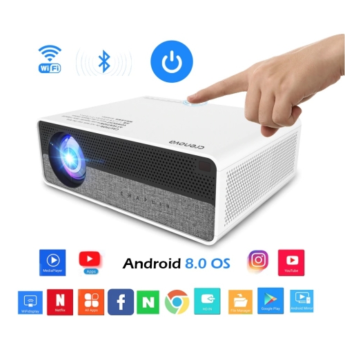 PROJEKTOR LED FHD 4K CRENOVA WIFI ANDROID 8.0